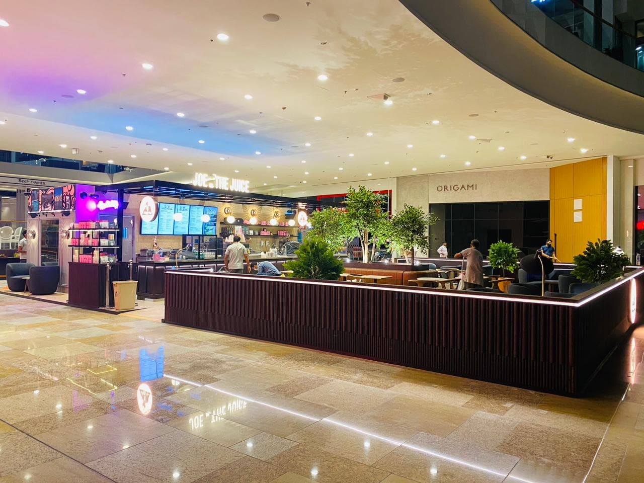 Joe & The Juice — Festival City — interior · FMR Technical Services