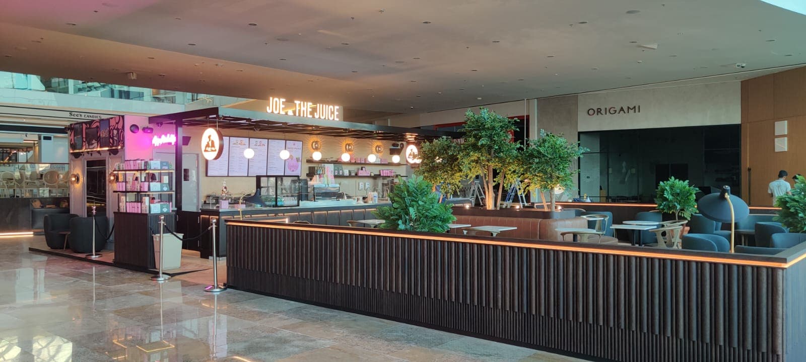 Joe & The Juice — Festival City — interior · FMR Technical Services