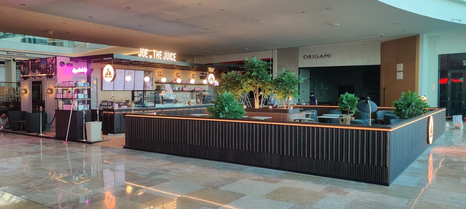 Joe & The Juice — Festival City — interior · FMR Technical Services