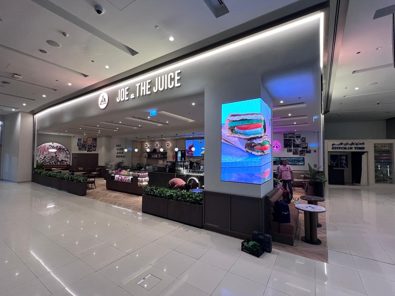 Joe & The Juice — Marina Mall — storefront · FMR Technical Services