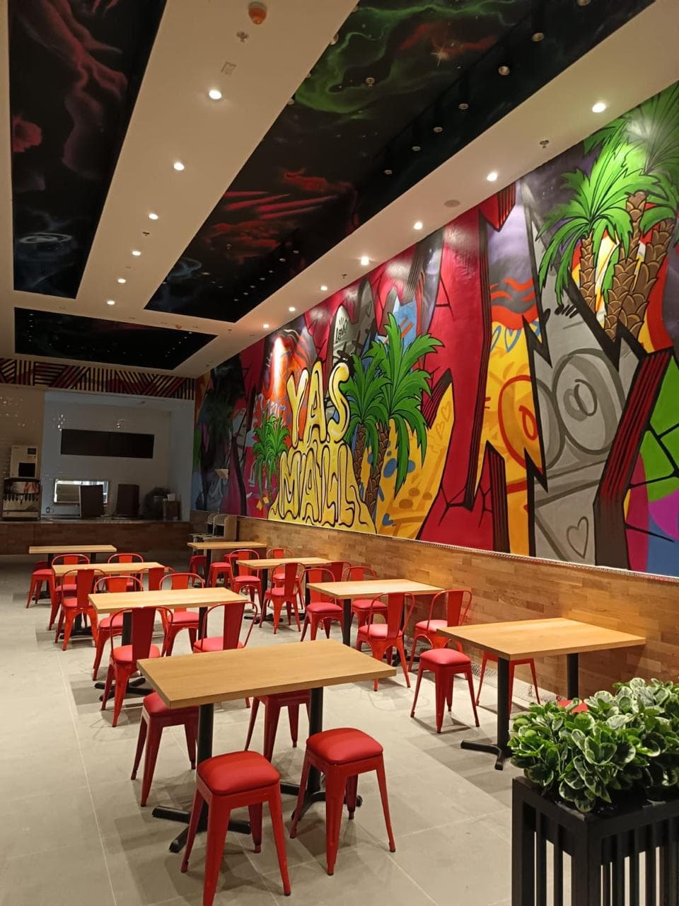 Dave's Hot Chicken — Yas Mall — interior · FMR Technical Services