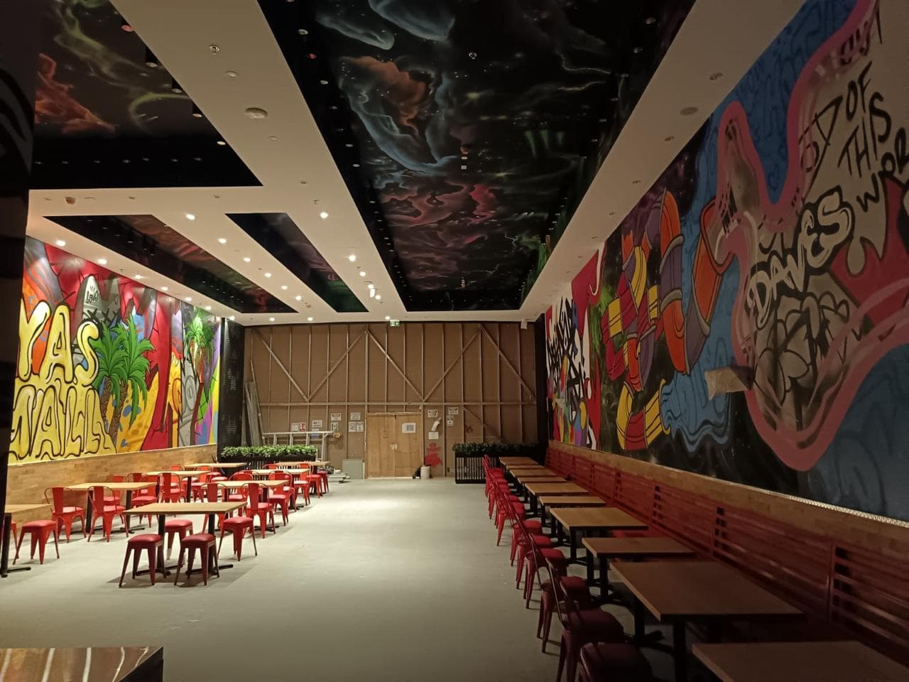 Dave's Hot Chicken — Yas Mall — interior · FMR Technical Services
