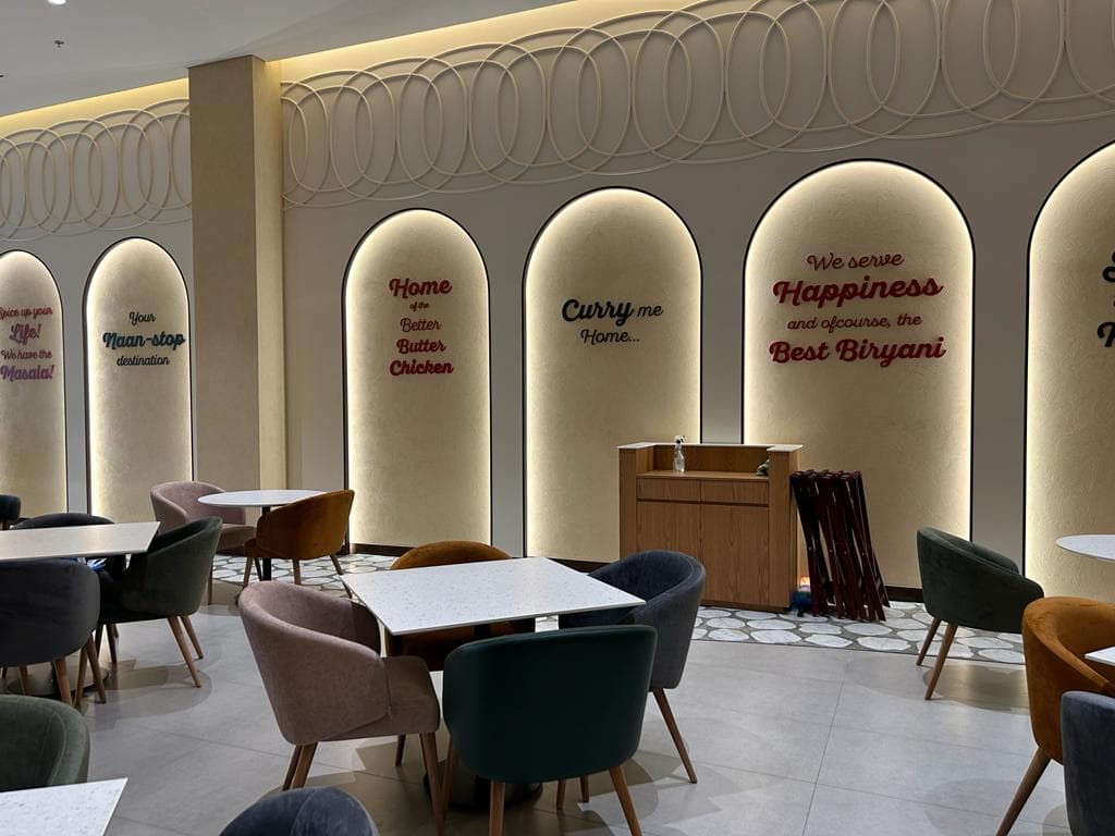 Zafran — Dubai Hills Mall — interior · FMR Technical Services