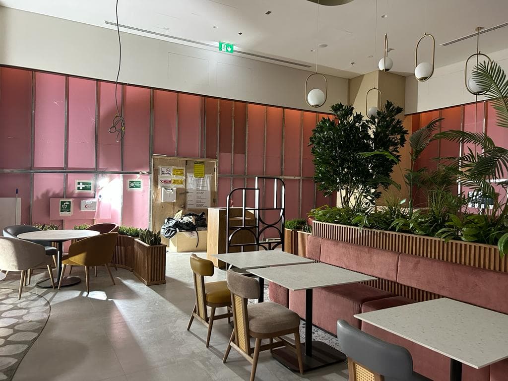 Zafran — Dubai Hills Mall — interior · FMR Technical Services
