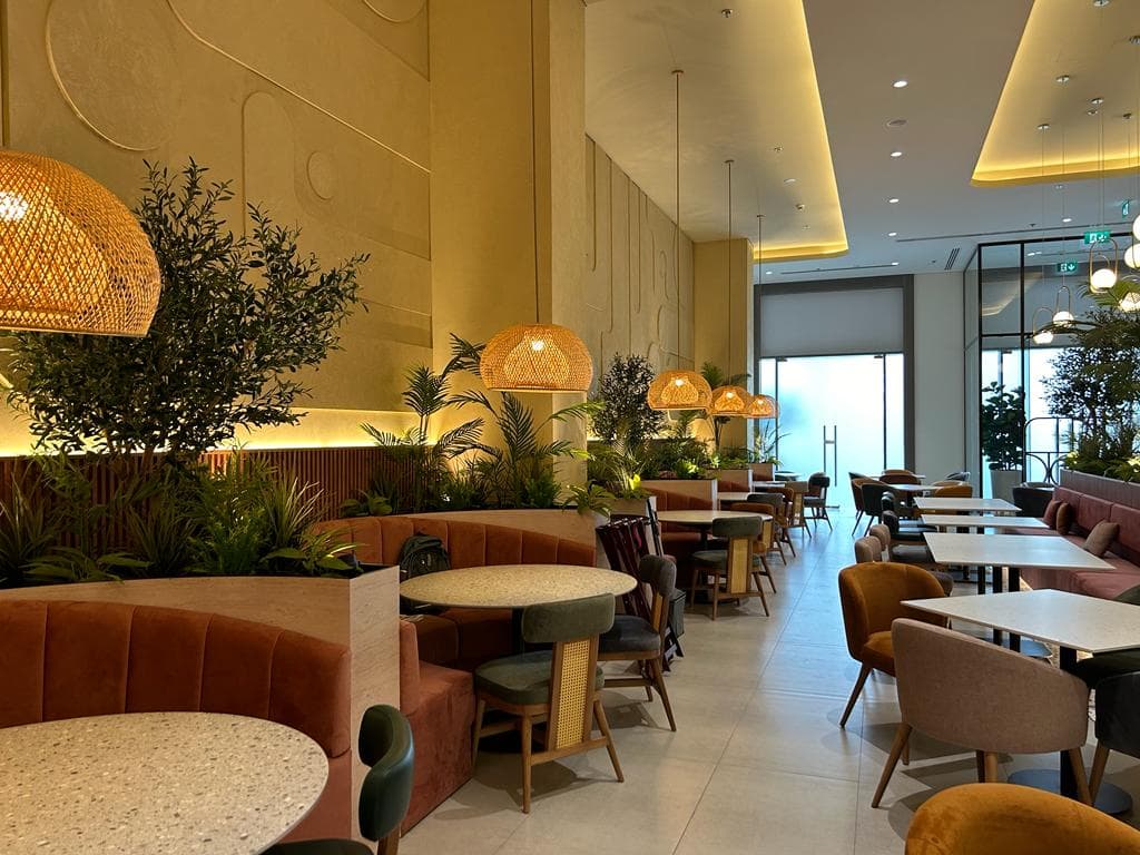 Zafran — Dubai Hills Mall — interior · FMR Technical Services