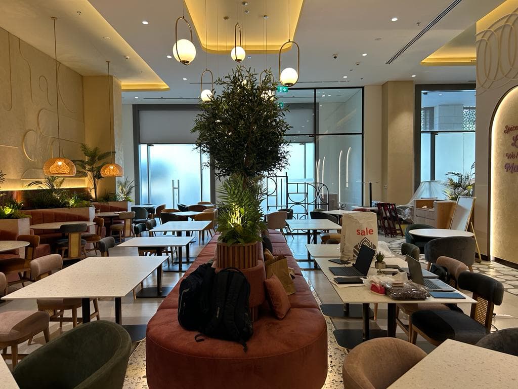 Zafran — Dubai Hills Mall — interior · FMR Technical Services